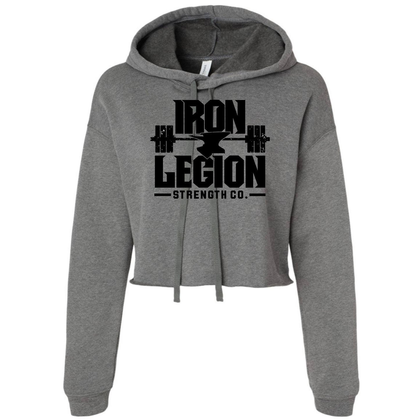 Iron Legion- IMPERFECT- long sleeve crop hoodie