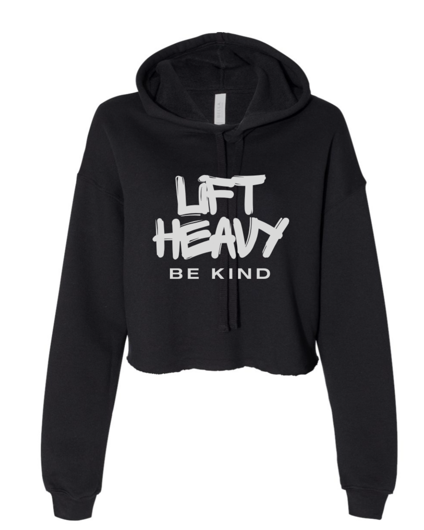 Lift Heavy Be Kind- GRAFFITI Edition- Lightweight crop long sleeve hoodie