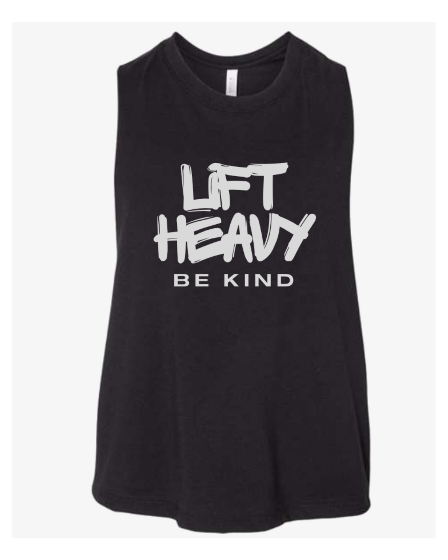 Lift Heavy Be Kind GRAFFITI Edition - Ladies rolled cuffs tank