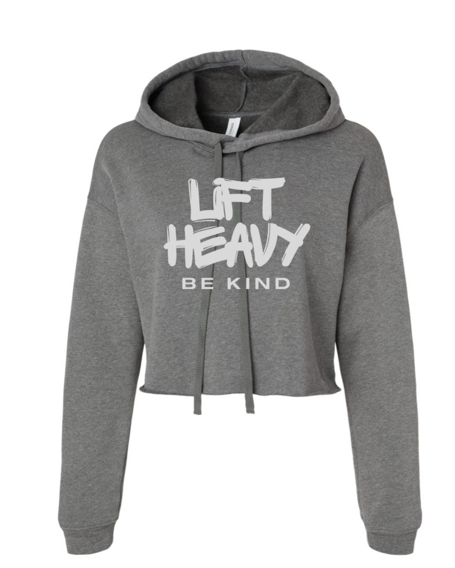 Lift Heavy Be Kind- GRAFFITI Edition- Lightweight crop long sleeve hoodie