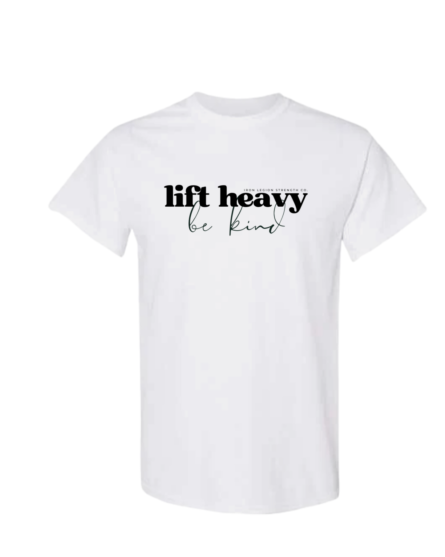 Lift Heavy Be Kind-IRON LEGION RETRO Edition- Unisex tee