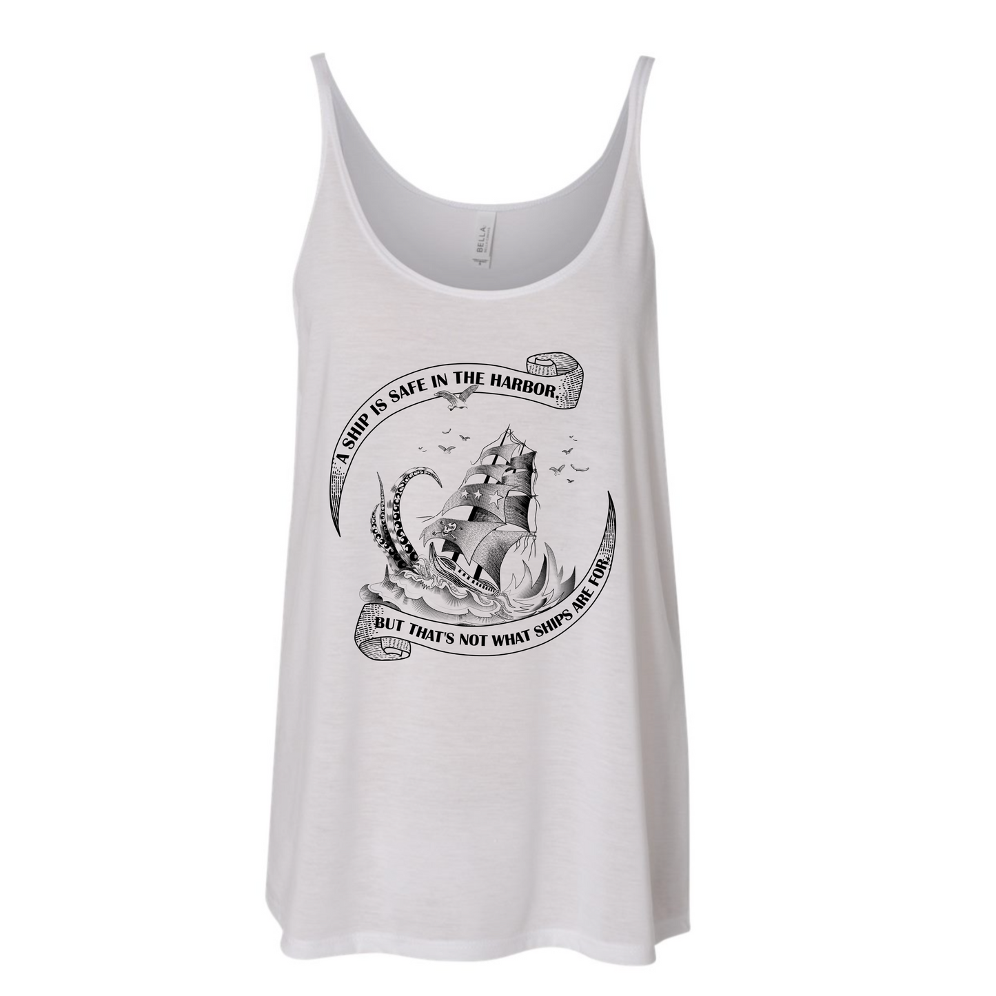 SAFE IN THE HARBOR- Women's Slouchy Tank