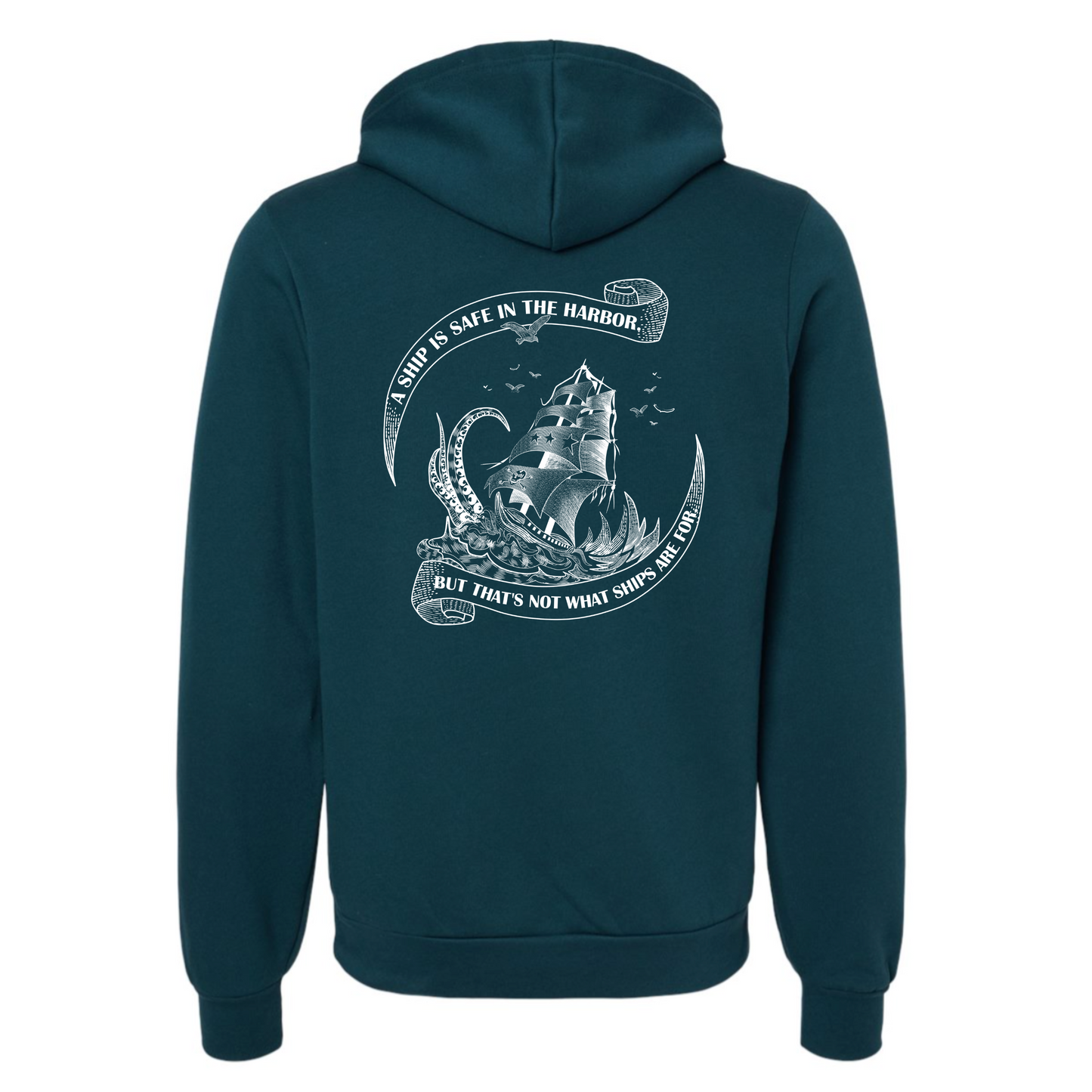 SAFE IN THE HARBOR- Unisex Pullover Hoodie