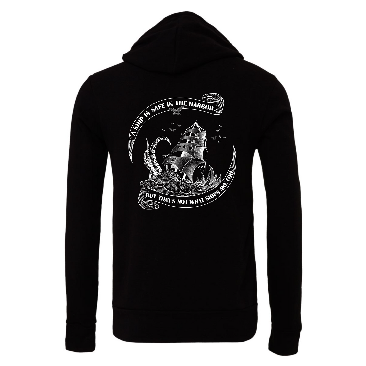 SAFE IN THE HARBOR- Unisex Pullover Hoodie