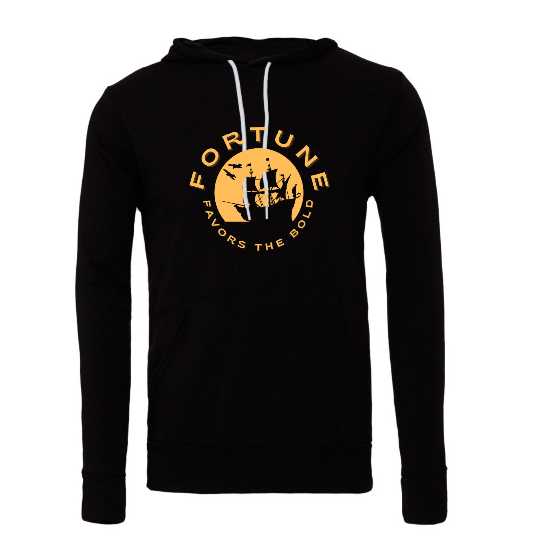 FORTUNE FAVORS THE BOLD- Unisex Pullover Hoodie