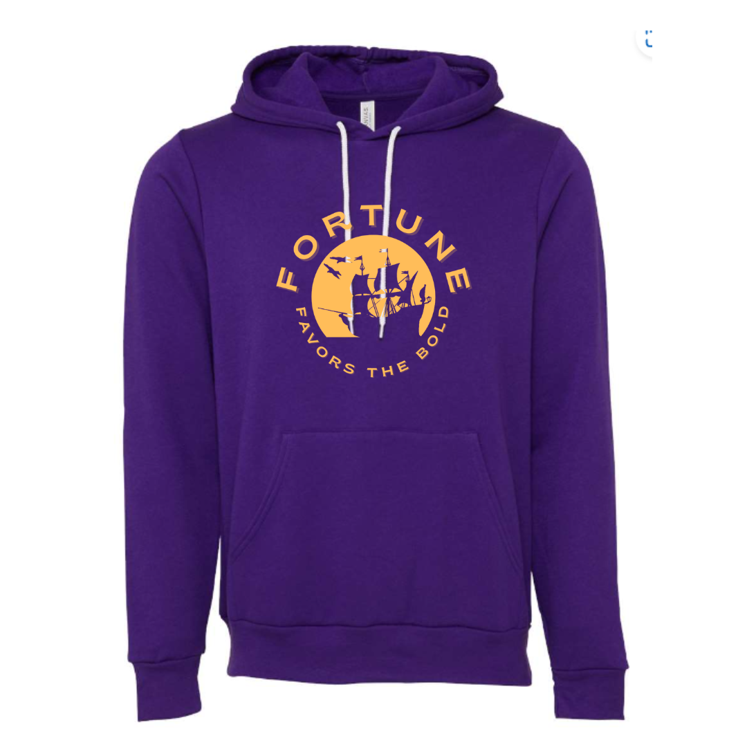 FORTUNE FAVORS THE BOLD- Unisex Pullover Hoodie