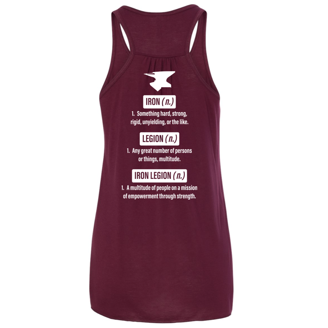 IRON LEGION - Flowy Racerback Tank