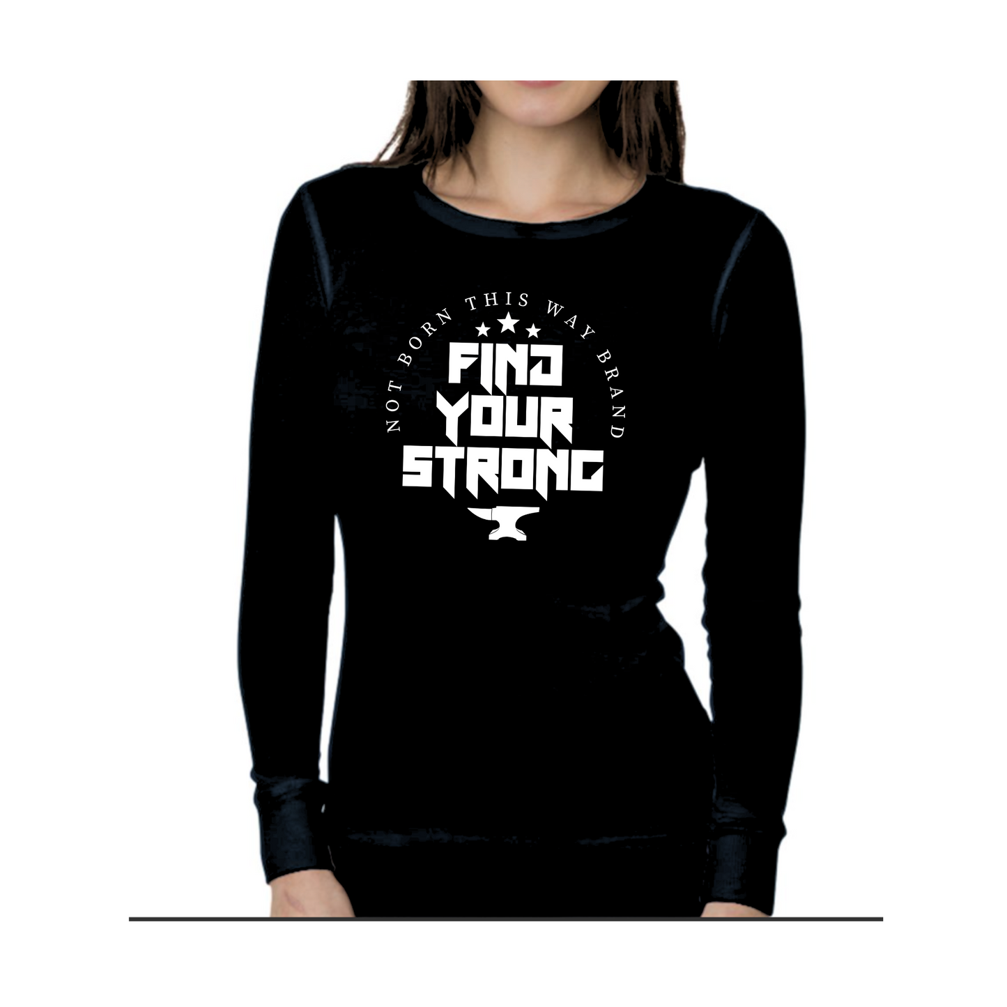 FIND YOUR STRONG- Women's longsleeve thermal tee