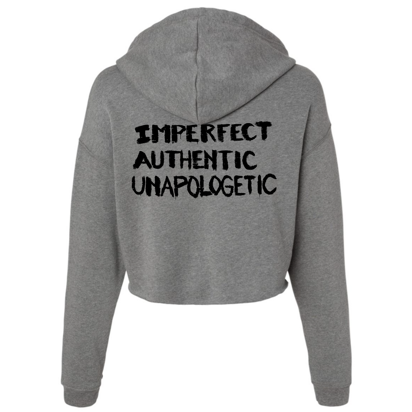 Iron Legion- IMPERFECT- long sleeve crop hoodie