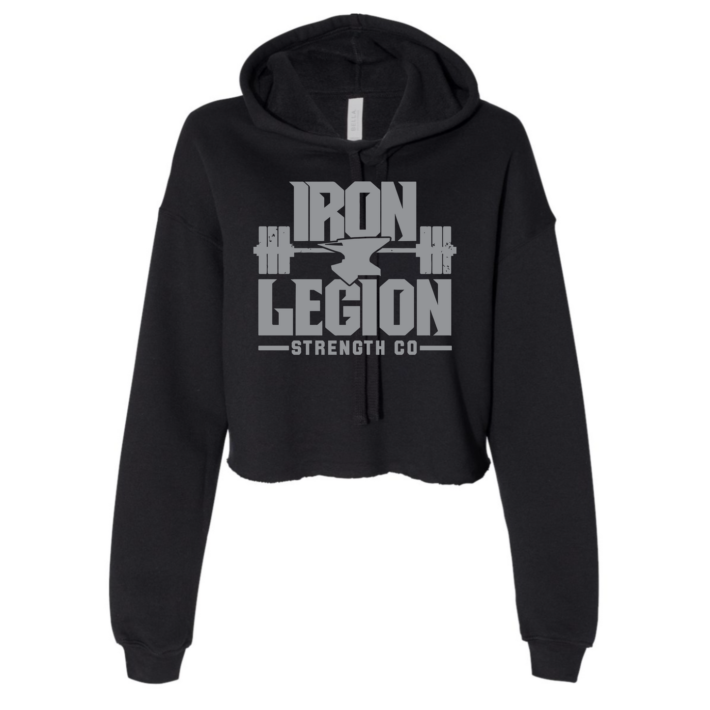 Iron Legion- IMPERFECT- long sleeve crop hoodie