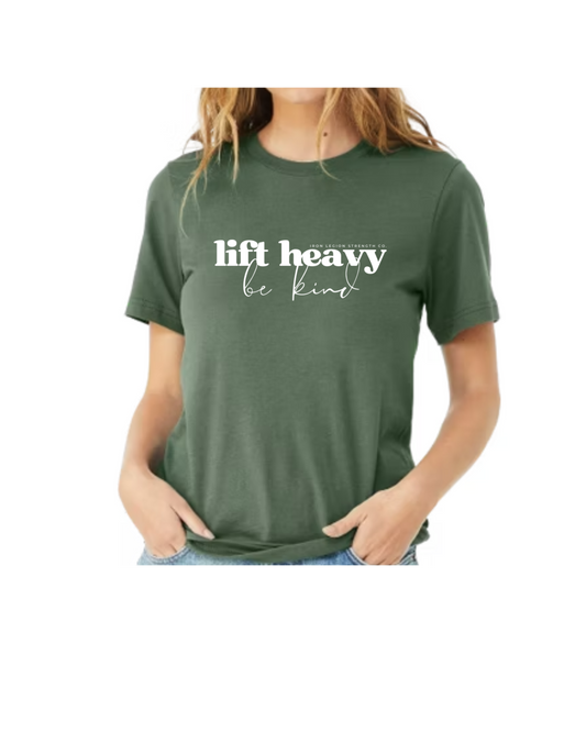 Lift Heavy Be Kind-IRON LEGION RETRO Edition- Unisex tee