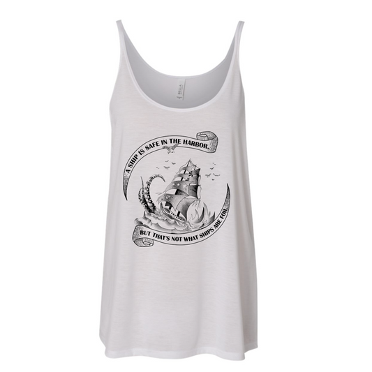 SAFE IN THE HARBOR- Women's Slouchy Tank