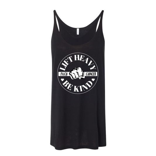 FUCK CANCER- Women's Slouchy Tank